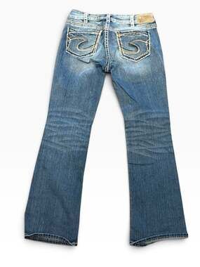 Silver Suki Slim Bootcut Jeans Womens 31 x 31